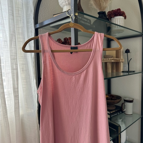 Anthropologie Left of Center tank tunic dress small pink - Picture 7 of 14